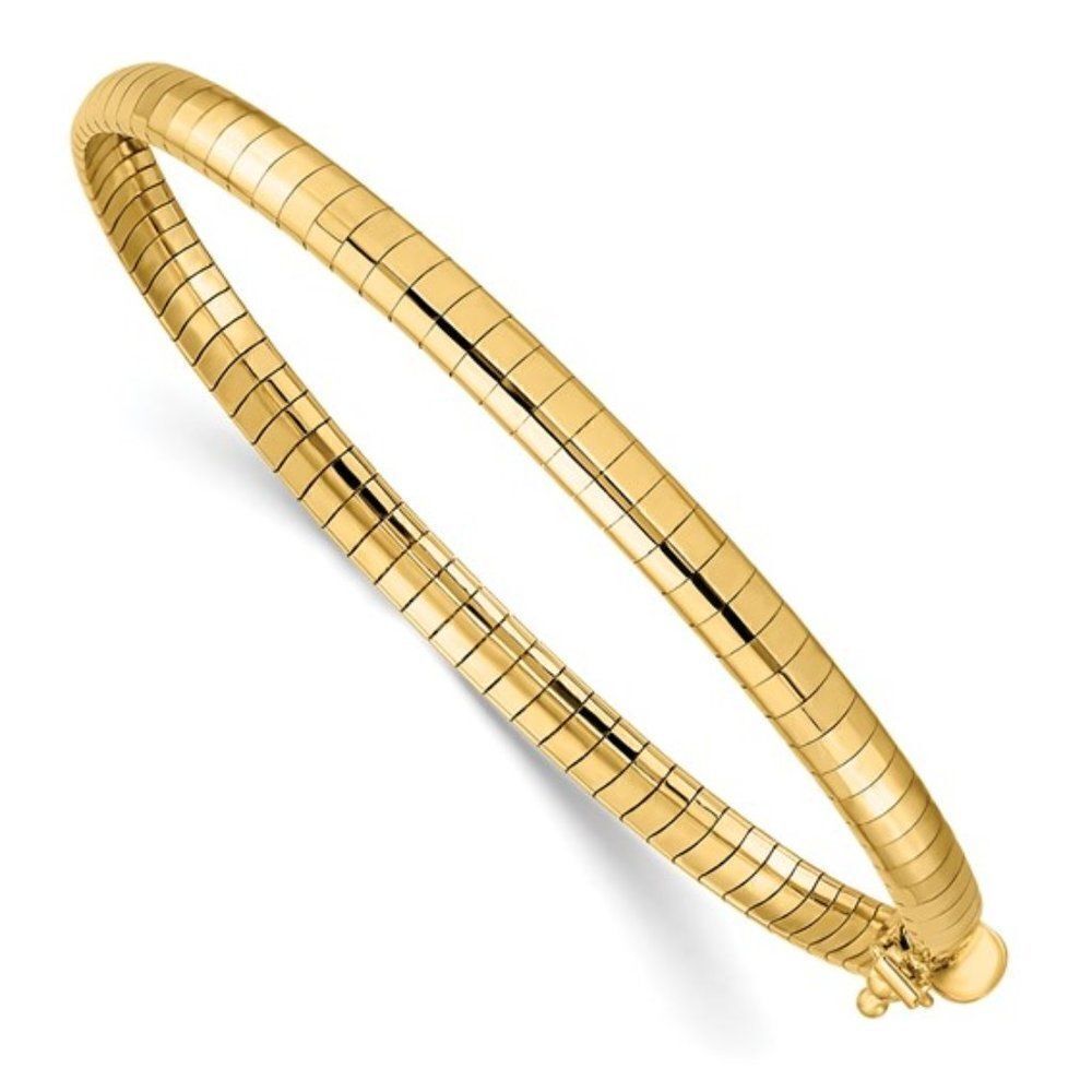 14k Gold Omega Bracelet 